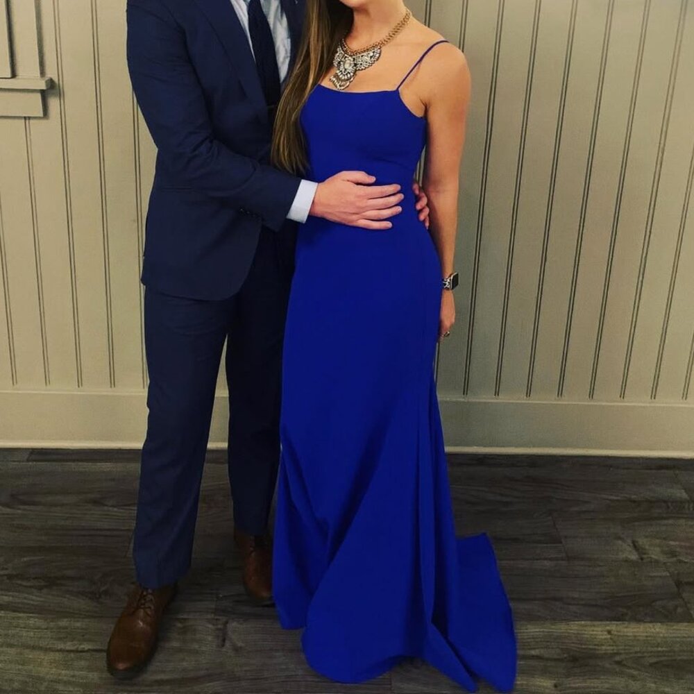 BHLDN Navy Blue Mermaid Style